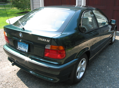 Boot Lip Spoiler for BMW 318TI 1998 -UNPAINTED