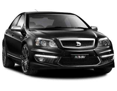 UNPAINTED HOLDEN HSV WM Series I Grange REAR WINDOW SPOILER - MATTE BLACK