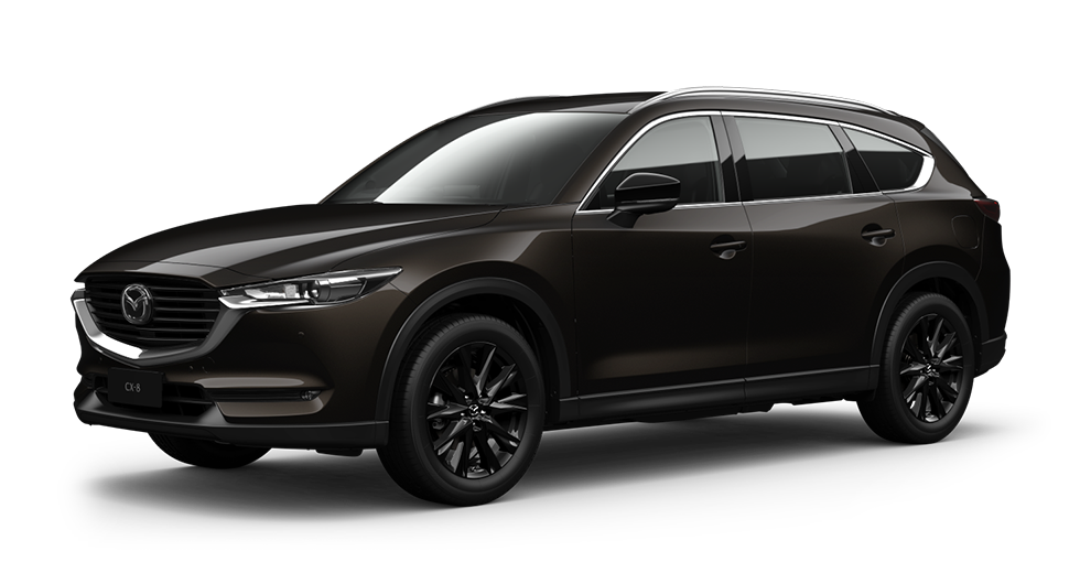 UNPAINTED Mazda CX-8 REAR ROOF SPOILER FOR AERODYNAMIC LOOK - MATTE BLACK