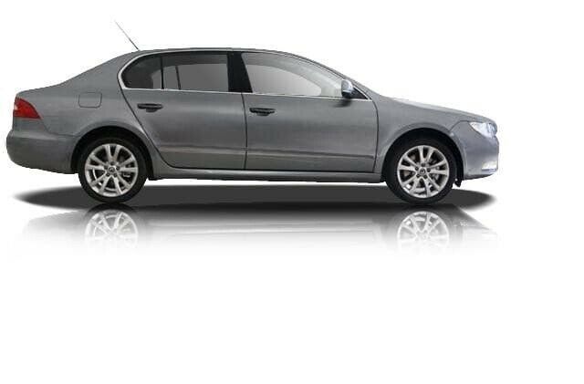 SKODA SUPERB SEDAN 4DR REAR BOOT SPOILER - MATTE BLACK