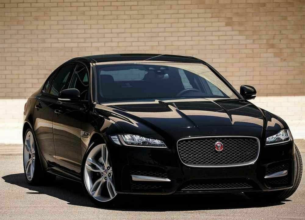 PAINTED REAR WINDOW SPOILER for JAGUAR XF FACELIFT - GLOSS BLACK