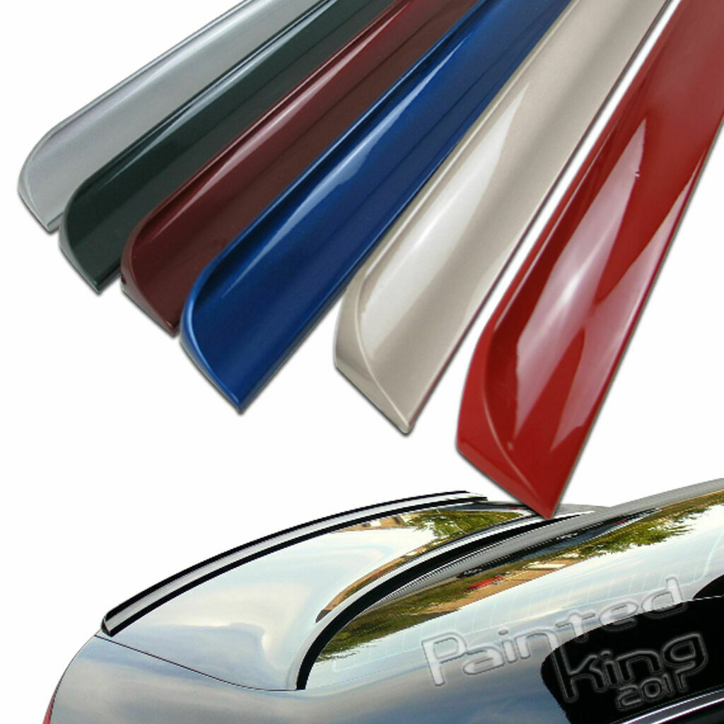 UNPAINTED Boot LIP SPOILER for NISSAN SKYLINE GTS R31 -1980S - MATTE BLACK