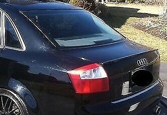 Boot Lip Spoiler for Audi A4 B8 (2008-2016) Boot Lip Spoiler- - MATTE BLACK