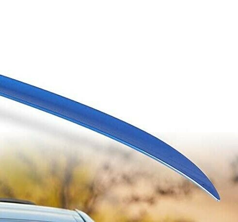 PAINTED S STYLE TRUNK LIP SPOILER FOR 2015-2020 Ford Mustang GT350 -GLOSS BLACK