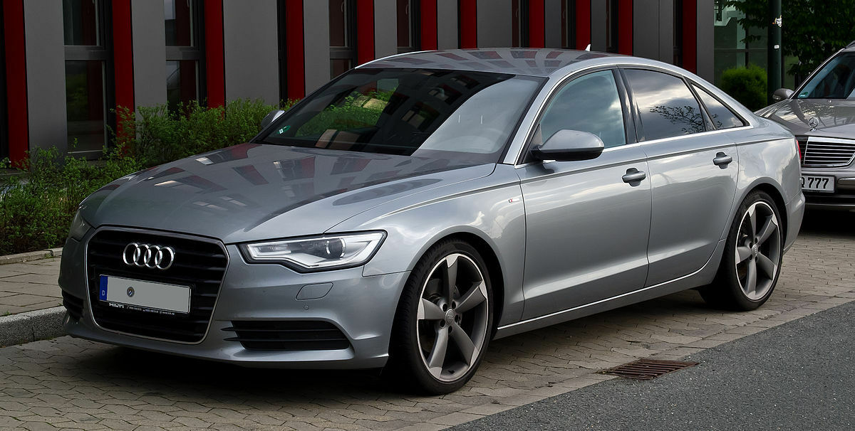 Boot Lip Spoiler for Audi A6 C7 2011-12 Painted