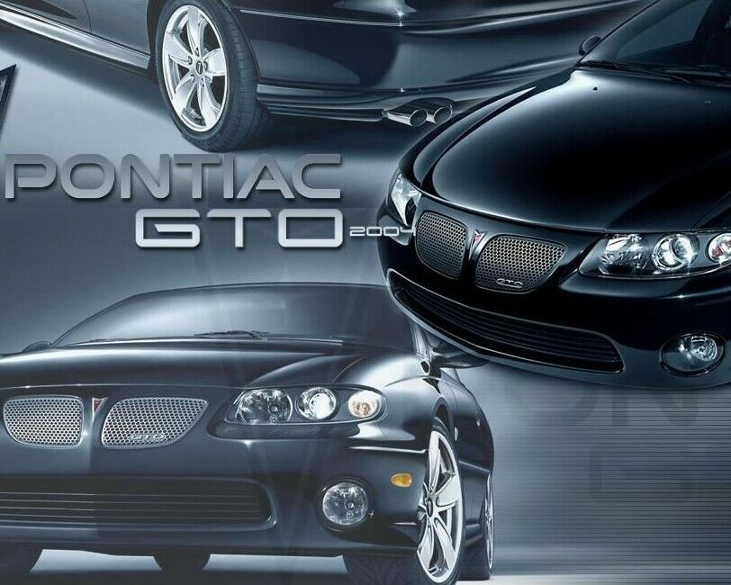 PAINTED Pontiac GTO 2004-06 BOOT LIP SPOILER GLOSS BLACK