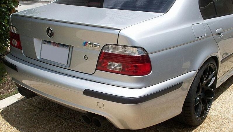 Painted Trunk lip spoiler for BMW 5 Series E39 - Titan Silver Metallic #354