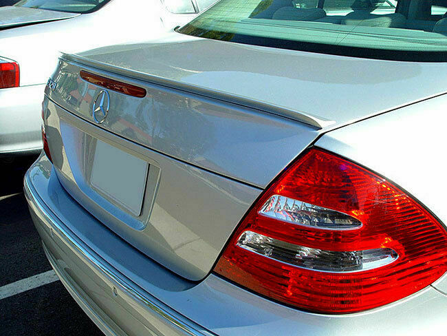 Boot Lip Spoiler for Mercedes Benz E-Class E350 2005 Painted