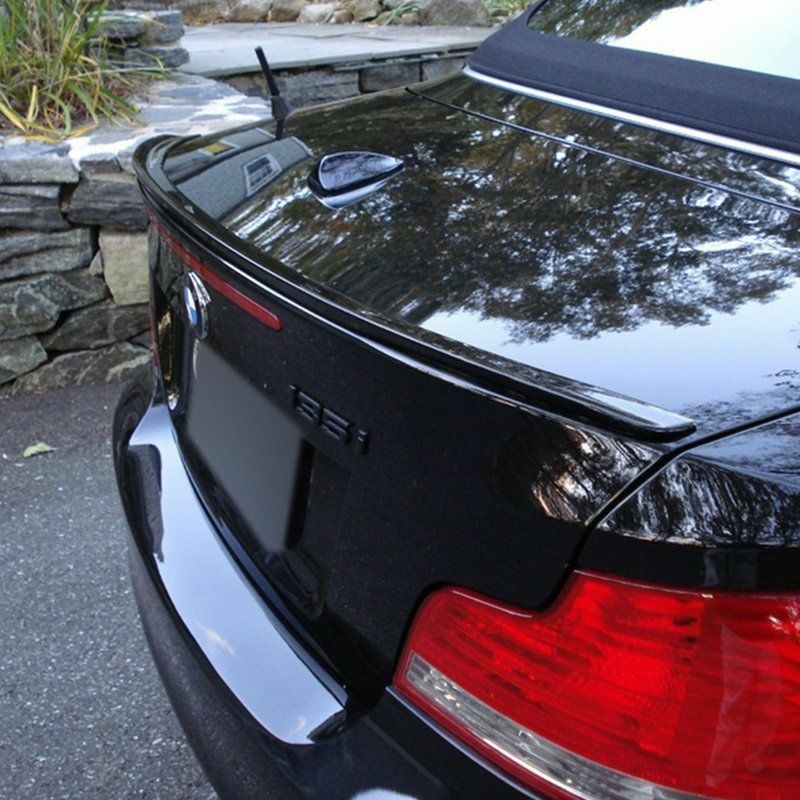 UNPAINTED BLACK TRUNK LIP SPOILER FOR MERCEDES-BENZ E CLASS W211 2002-08