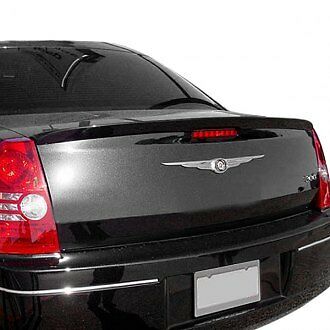 PAINTED TRUNK LIP SPOILER for CHRYSLER 300 300C SRT8 -  BRILLIANT BLACK PEARL