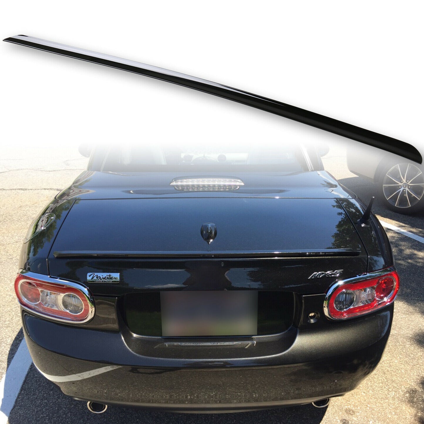 Trunk Lip Spoiler for Mercedes Benz Fyralip Y22 W211 Painted