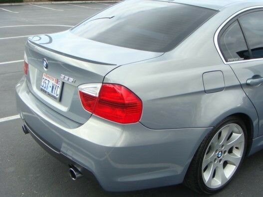 Trunk Lip Spoiler for BMW E82 1 M3 Series Coupe Unpainted