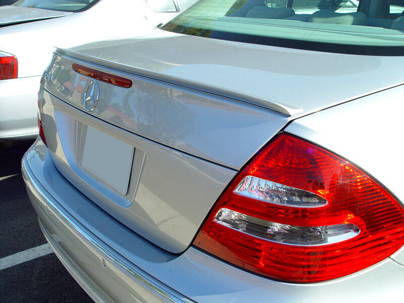 Boot Lip Spoiler for Mercedes Benz E-Class W211 2002 - 2009 Painted