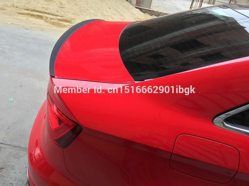 Boot Lip Spoiler forAudi A3 S3 8V 4WD Painted